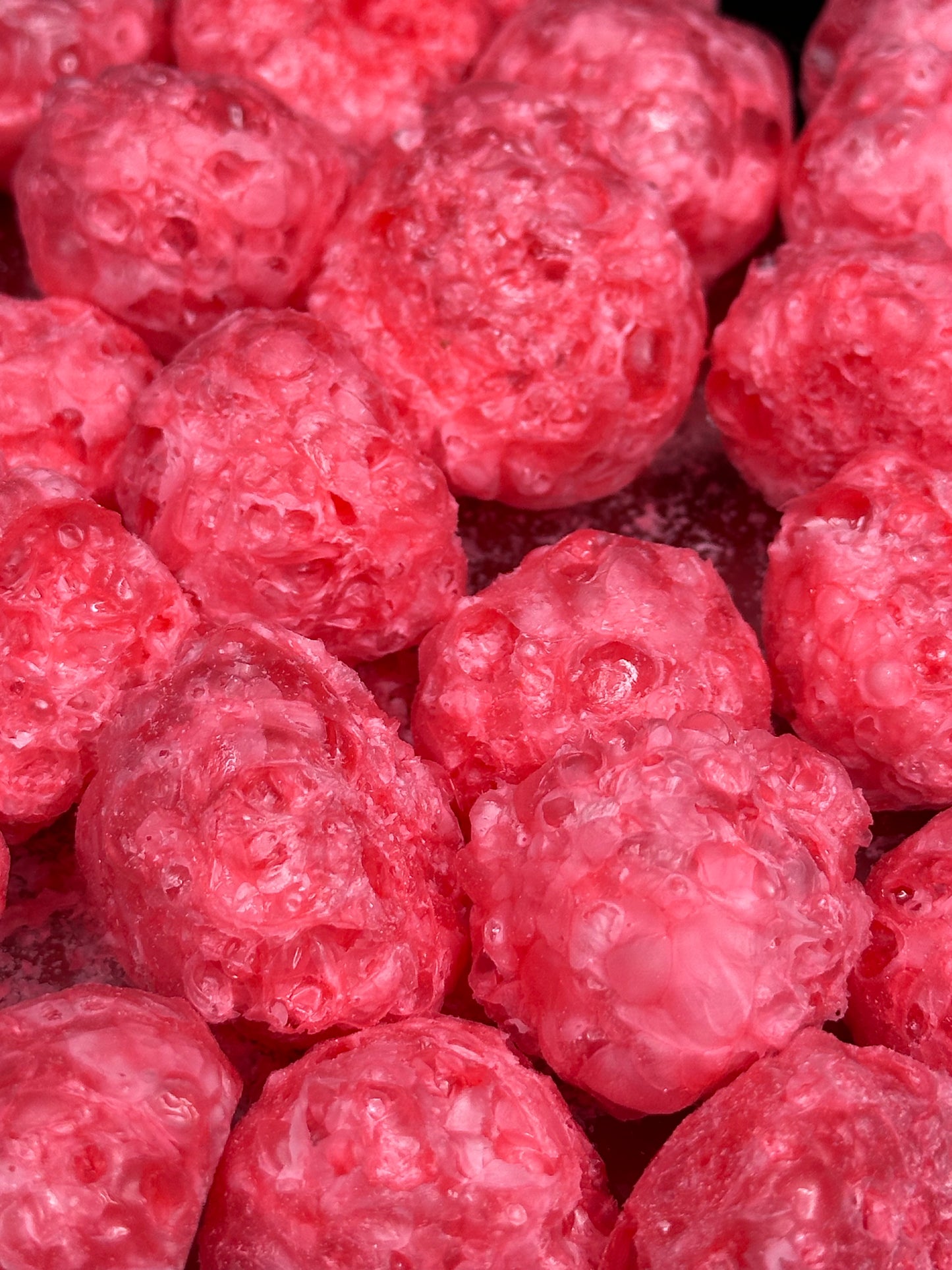 Radiant Red Berry Raspberries - Freeze-Dried Gummy Delights