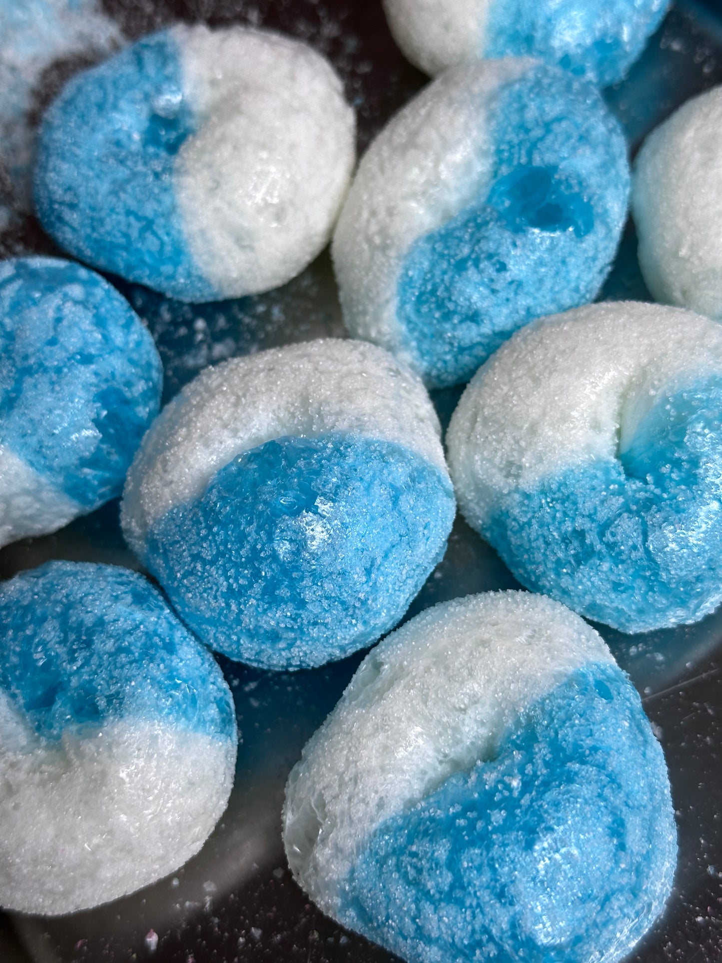 Blue Raspberry Bliss Rings - Crunchy Freeze-Dried Delight