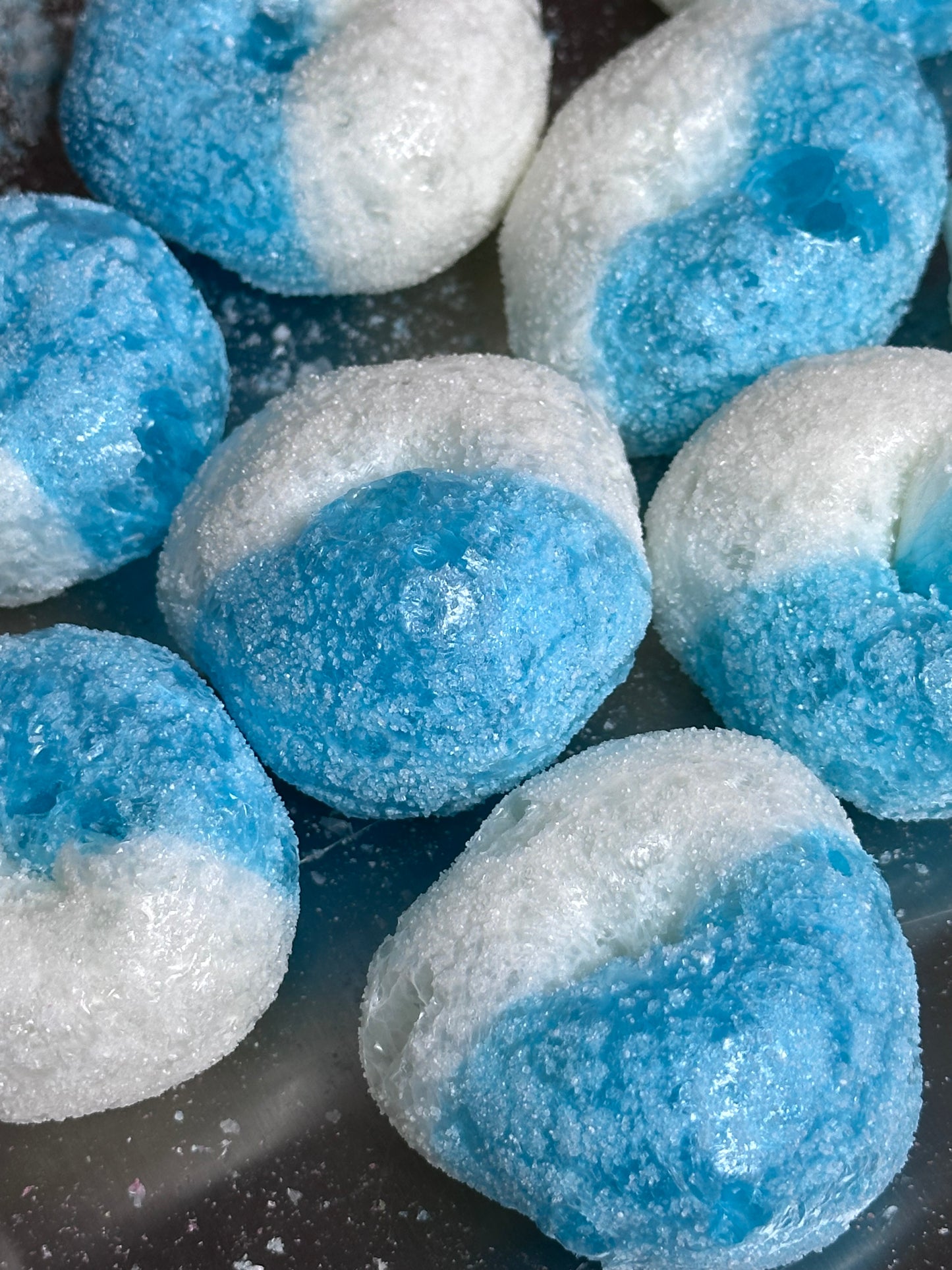 Blue Raspberry Bliss Rings - Crunchy Freeze-Dried Delight