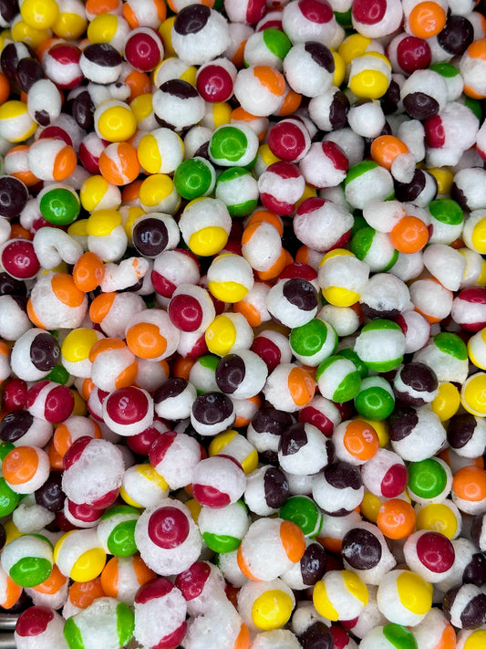 Crunchy Rainbow Candies: Freeze-Dried Fruit Chews